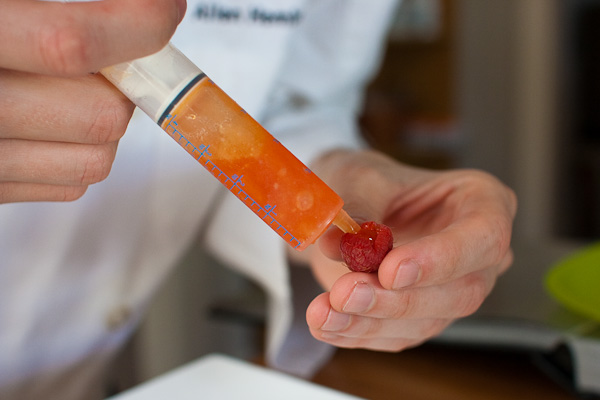 Raspberry, Goat’s Milk, Red Pepper Taffy, Pistachio